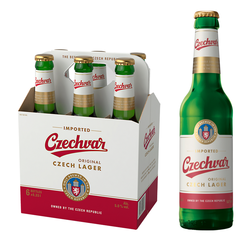 Czechvar Lager 6pk 12oz Btl