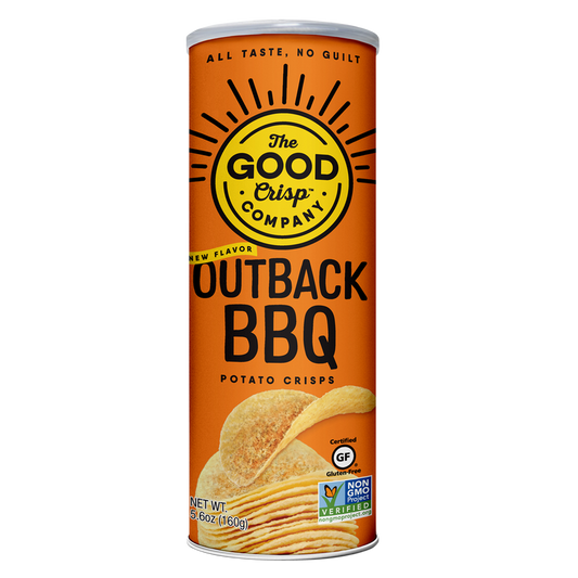 The Good Crisp Company Outback BBQ Potato Crisps 5.6oz