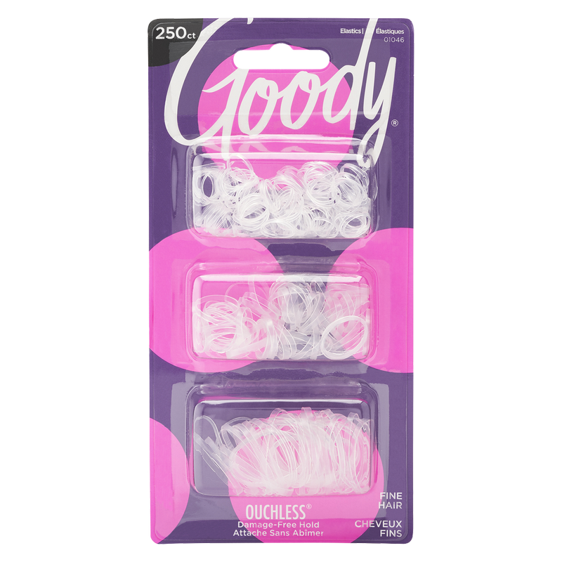 Goody Latex Elastic Clear 250ct