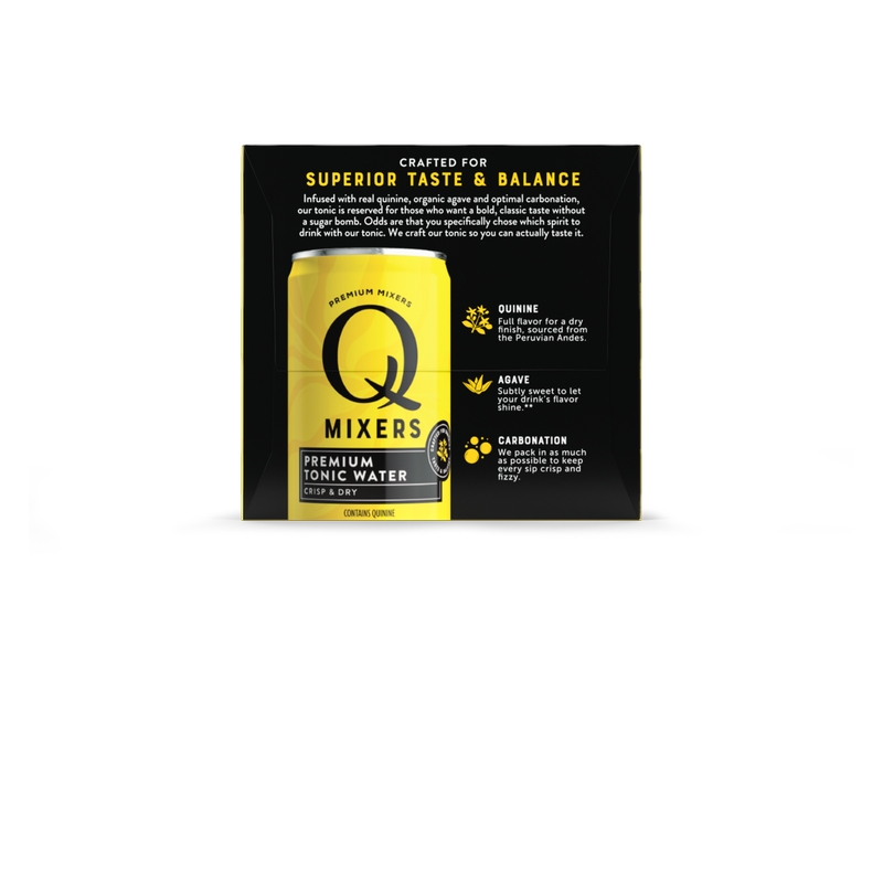 Q Mixers Tonic Water 4pk 7.5oz Can