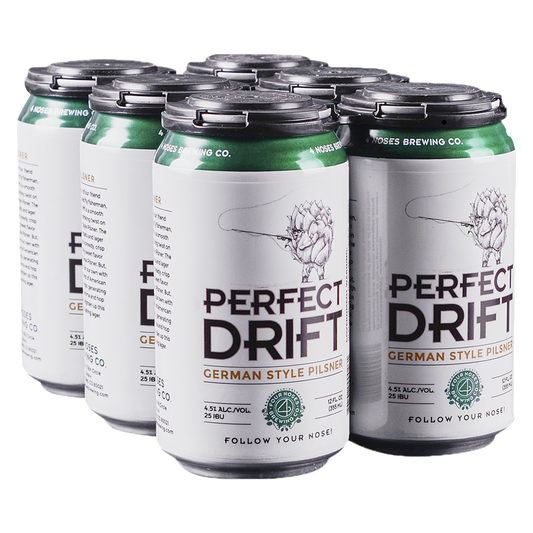 4 Noses Brewing Perfect Drift Pilsner 6pk 12oz Can 4.5% ABV