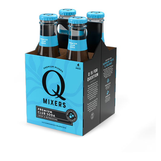 Q Drinks Club Soda 4pk 6.7oz Btl