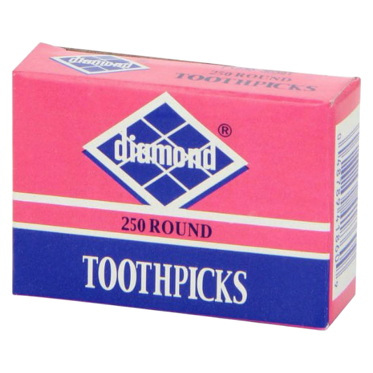 Diamond Round Toothpicks, 250 ct