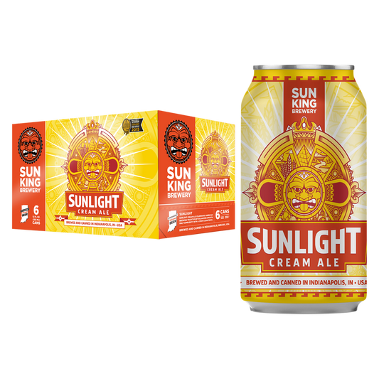 Sun King Sunlight Cream Ale 6pk 12oz Can 5.2% ABV