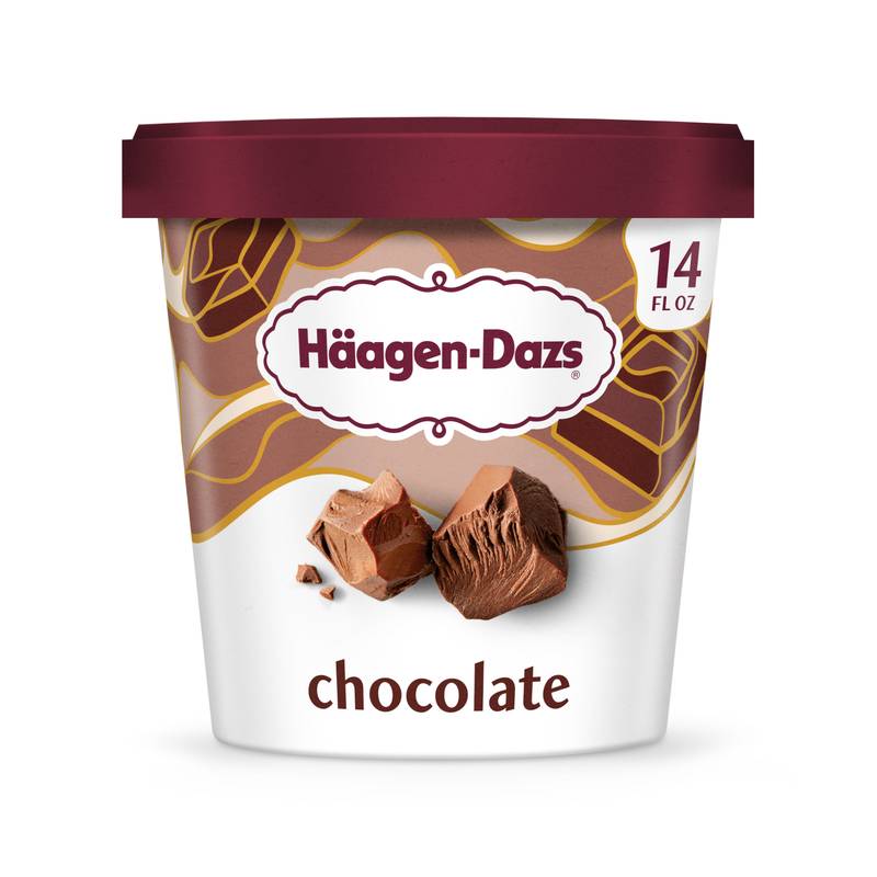 Haagen-Dazs Chocolate Ice Cream, 14oz.