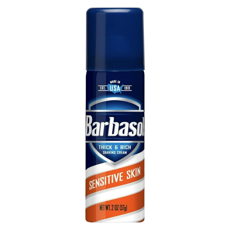 Barbasol Shaving Cream Sensitive Skin Travel Size