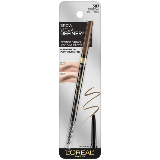 L'Oreal Brow Stylist Definer Eyebrow Mechanical Pencil, 387 Ash Brown