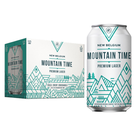 New Belgium Mountain Time Lager 12pk 12oz Can 4.4% ABV