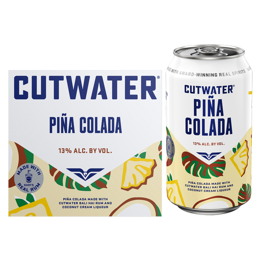 Cutwater Rum Piña Colada 4pk 12oz Cans 13% ABV