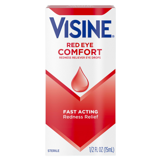 Visine Red Eye Comfort Redness Reliever Eye Drops 0.5oz