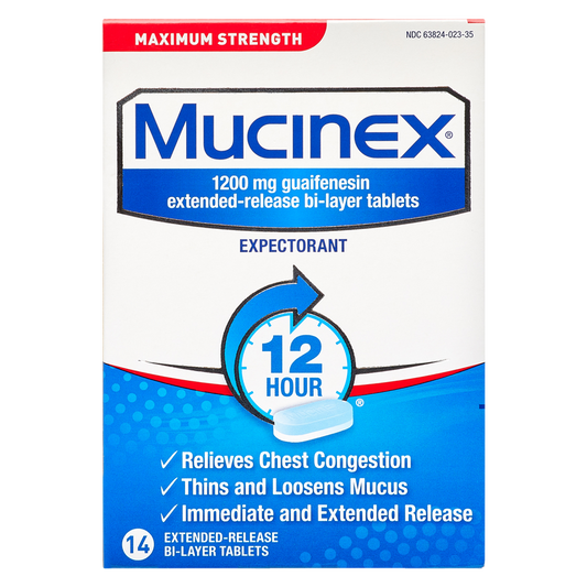 Mucinex SE Max Strength Extended Release Bi-Layer Tablets 14ct