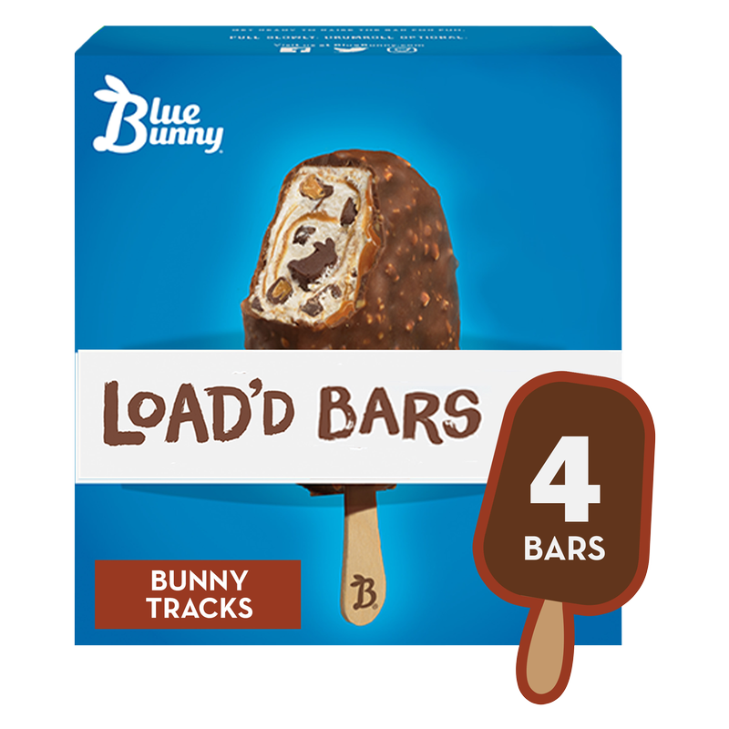 Blue Bunny Bunny Tracks Load'd Bars 4ct