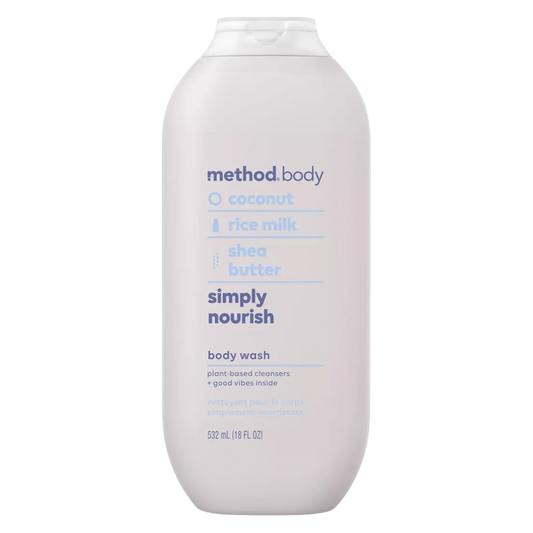 Method Body Wash Simply Nourish, 18oz.