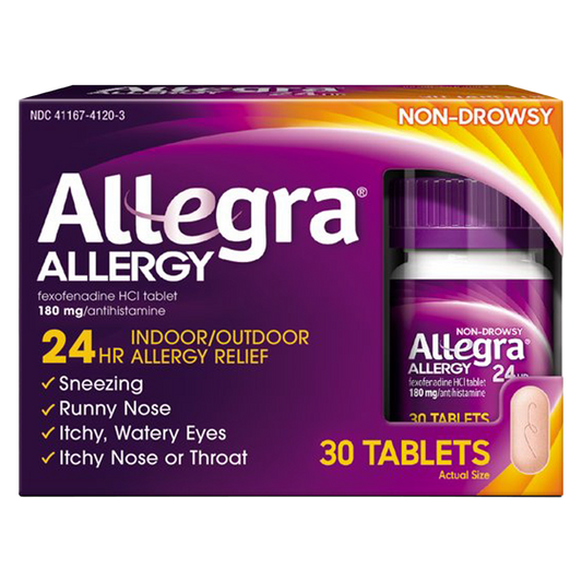 Allegra 24Hour Non-Drowsy Allergy Relief Tablets 30ct