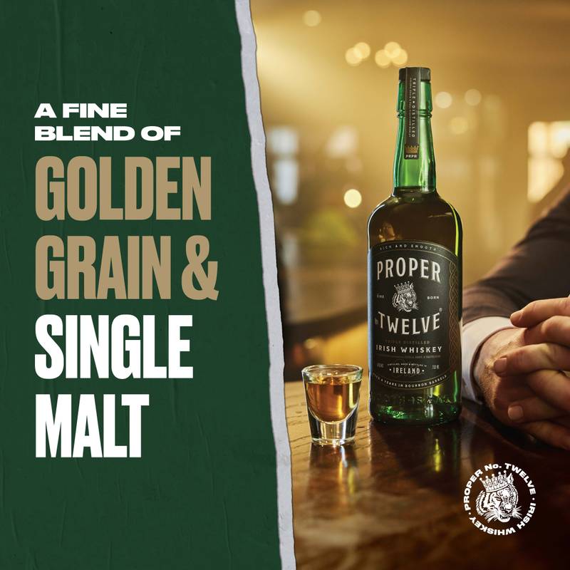 Proper No. Twelve Irish Whiskey 750ml (80 Proof)