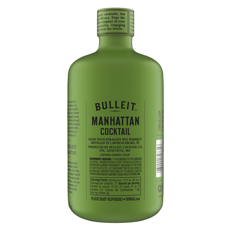 Bulleit Manhattan Cocktail 750ml