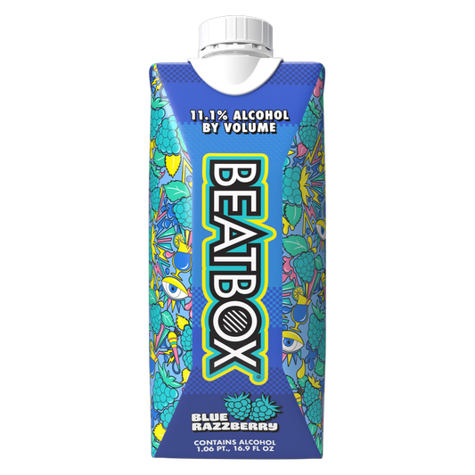 BeatBox Party Punch Blue Razz Malt Single 500ml  11.1% ABV