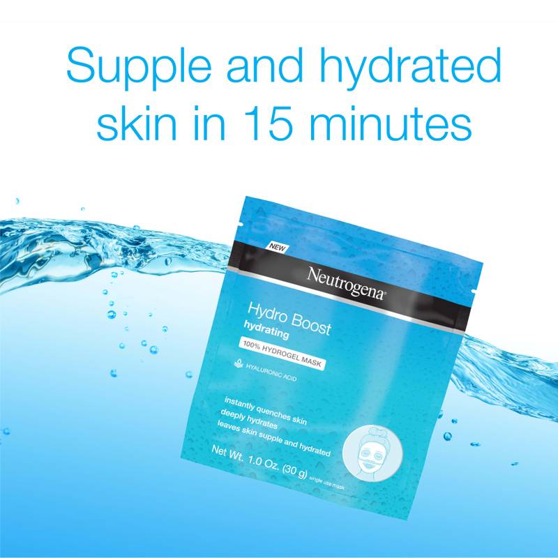 Neutrogena Hydro Boost Hydrating 100% Hydrogel Mask, 1 Oz