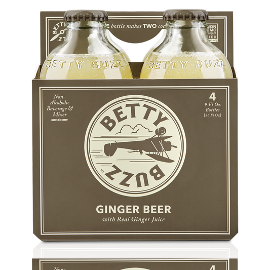 Betty Buzz Ginger Beer 4pk 9oz 4pk Btl