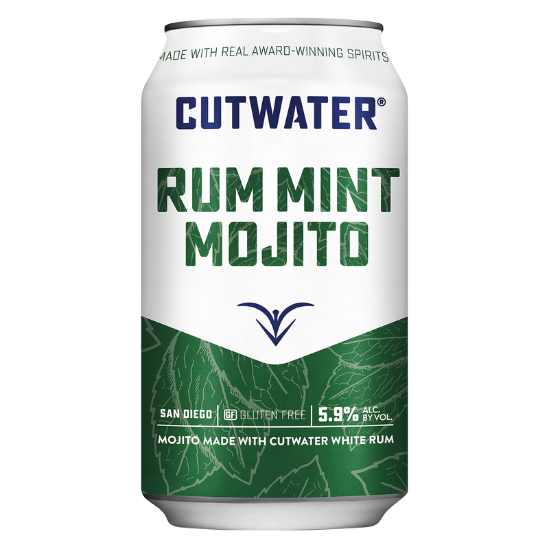 Cutwater Rum Mint Mojito 4pk 12oz 5.9% abv