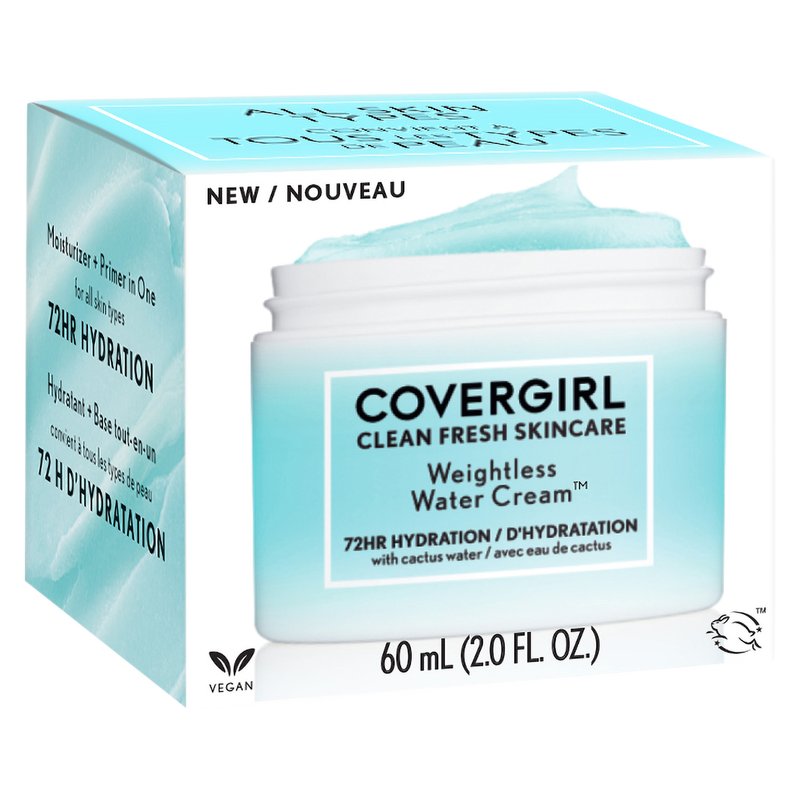 Covergirl Clean Fresh Skincare Weightless Water Cream 2oz