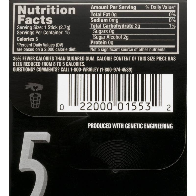 5 Gum Watermelon 15ct