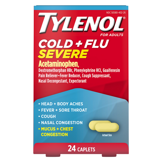 Tylenol Cold & Flu Severe Caplets 24ct