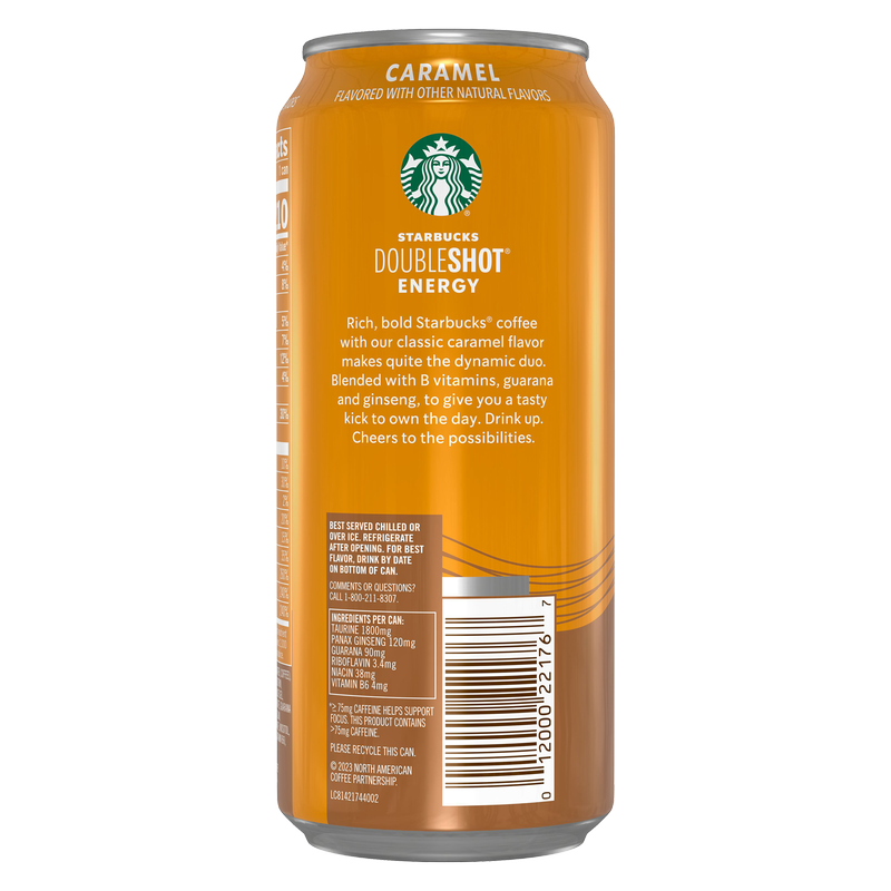 Starbucks Doubleshot Caramel 15oz Can