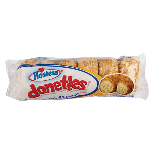 HOSTESS Crunch DONETTES Donuts Single Serve, 6 Count, 4 oz