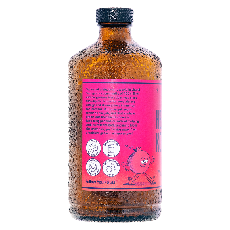 Health-Ade Pomegranate Blueberry Kombucha 16oz Btl