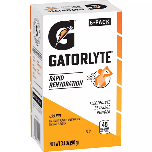 Gatorade Gatorlyte Orange Powder 6ct