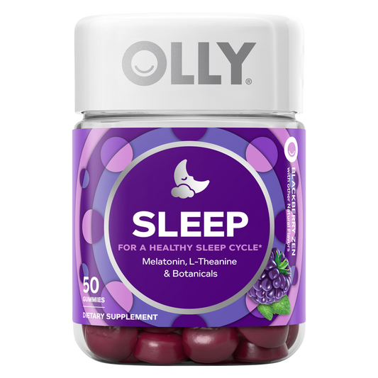 OLLY Melatonin Sleep Gummies Blackberry Zen 3mg 50ct