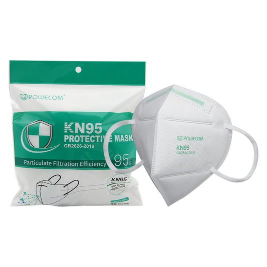 Powecom KN95 Masks 10 Count (White)