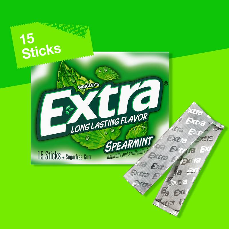 Extra Spearmint Gum 15ct