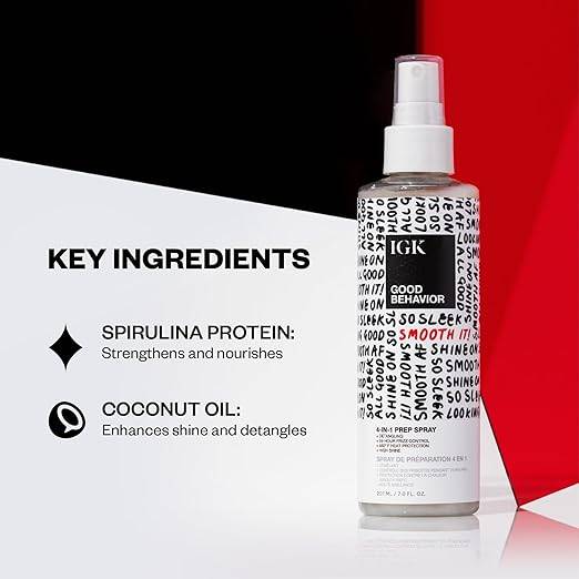 IGK GOOD BEHAVIOR 4-in-1 Prep Spray, 7oz