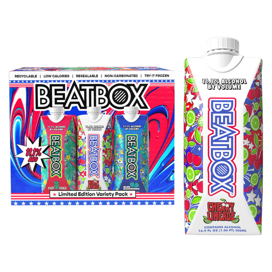 BeatBox Red, White, Blue Variety Pack 6pk 500ml
