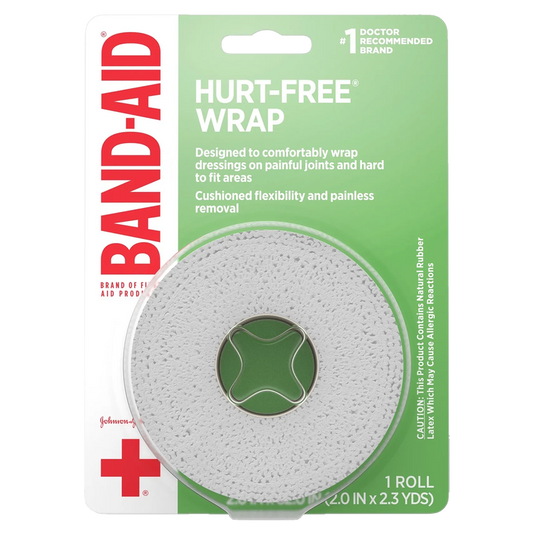 Band-Aid Hurt Free Wrap 2" x 2.3 yds 1ct