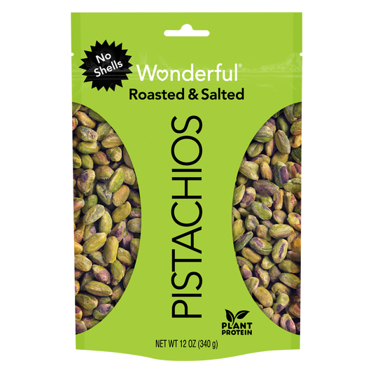 Wonderful Roasted and Salted Pistachios 12oz