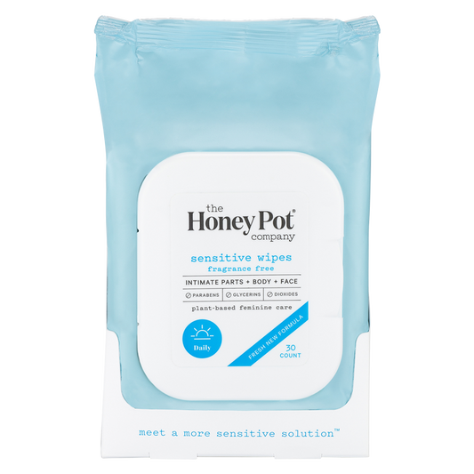The Honey Pot Sensitive Intimate Wipes 30ct