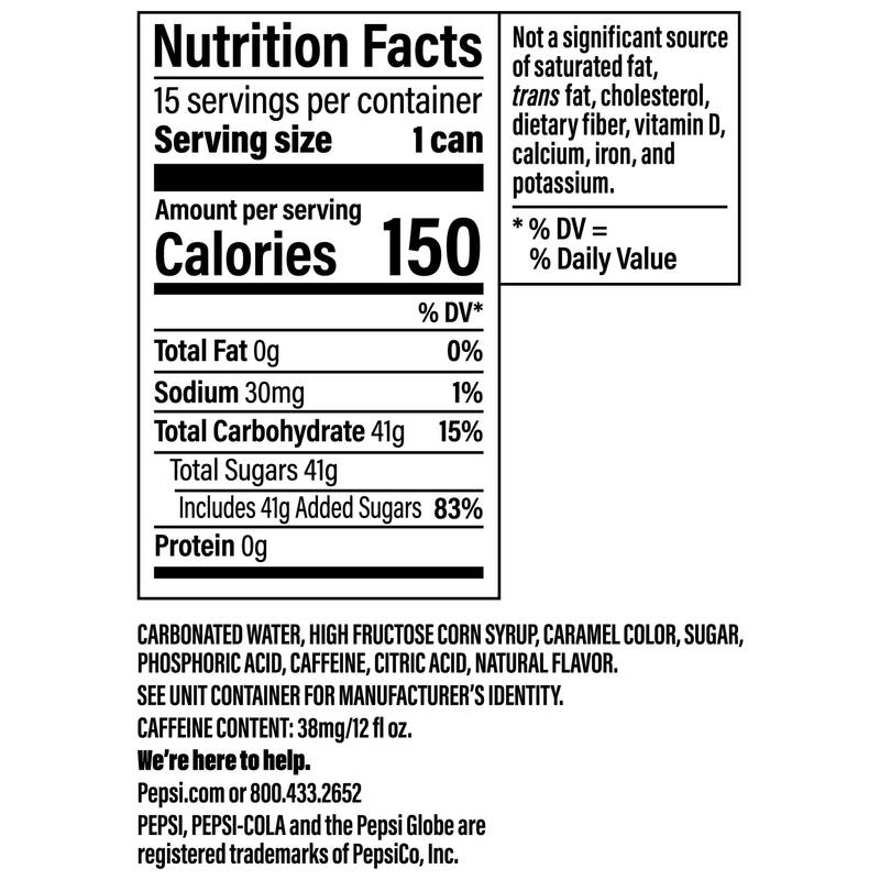 Pepsi Wild Cherry 15pk 12oz Can