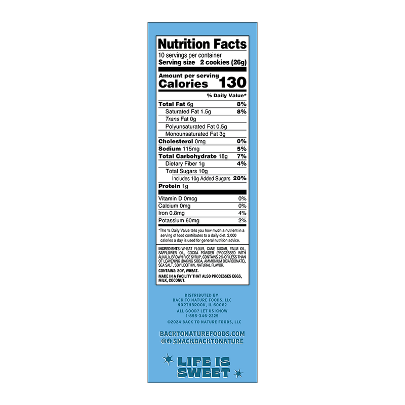Back To Nature Classic Crème Sandwich Cookies, 9oz