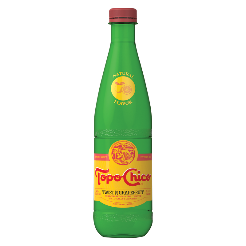 Topo Chico Twist of Grapefruit 15.5oz Glass Bottle