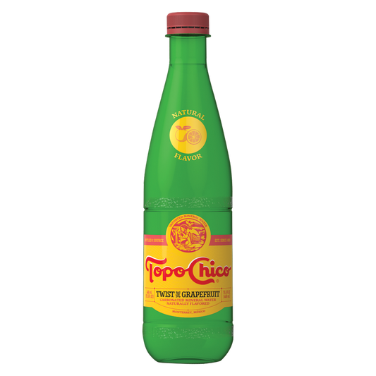 Topo Chico Twist of Grapefruit 15.5oz Glass Bottle