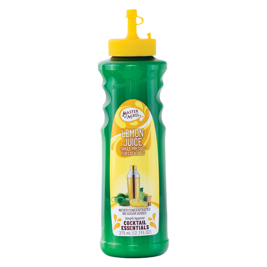 Master Of Mixes Single Pressed Lemon Juice 375mL Btl