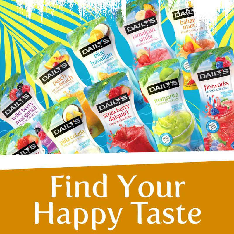 Dailys Frozen Pina Colada 10oz Pouch