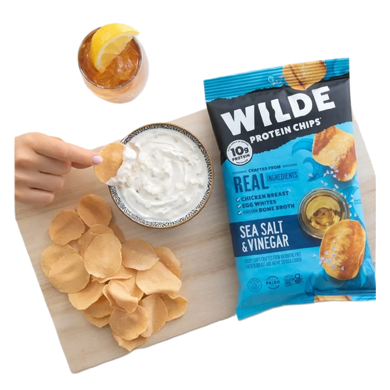 WILDE Sea Salt & Vinegar Protein Chips, 1.34oz