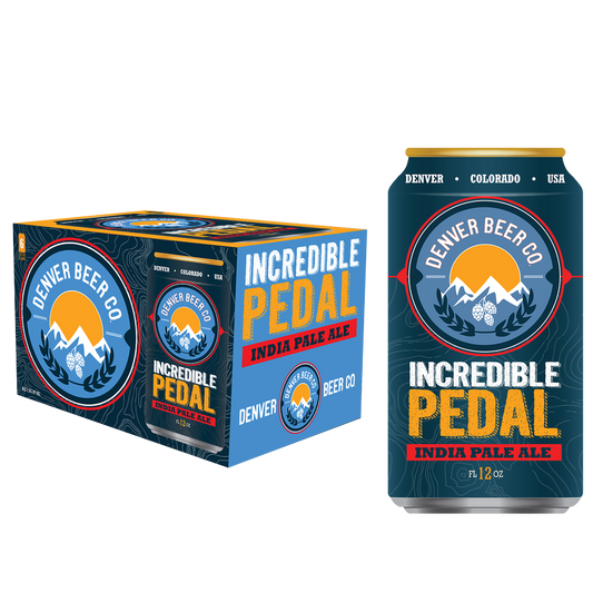 Denver Beer Co Incredible Pedal IPA 6pk 12oz can ABV 7.0%