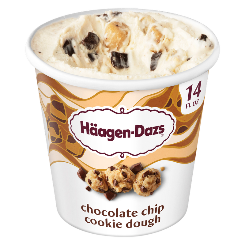 Haagen-Dazs Chocolate Chip Cookie Dough Ice Cream, 14oz.