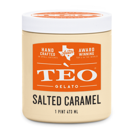 Tèo Gelato Salted Caramel Gelato, 16 oz