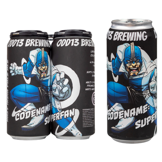 Odd13 Brewing Codename Superfan Hazy IPA 4pk 16oz Can 6.5% ABV